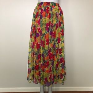 REAL VINTAGE 1990s Nina St Claire floral skirt
